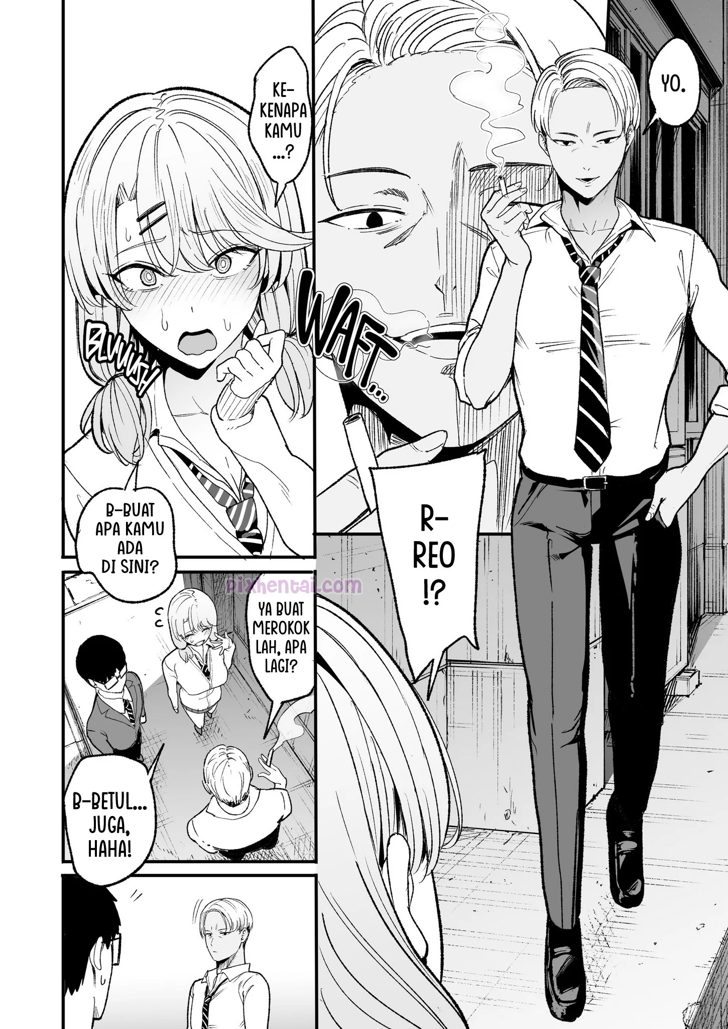 Komik hentai xxx manga sex bokep The Gyaru I Hang Out with Lets Me Use Her Pussy 5 page 8